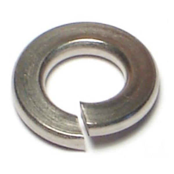 Midwest Fastener Split Lock Washer, For Screw Size #14 18-8 Stainless Steel, Plain Finish, 20 PK 62568